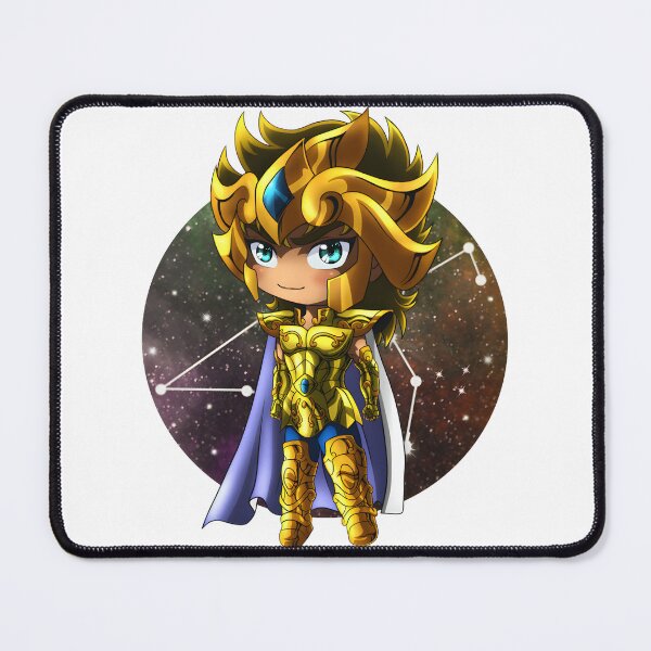 Item preview, Chibi Leo Aiolia Cute Anime Style Illustration PNG designed and sold by Thakor Jitendra.