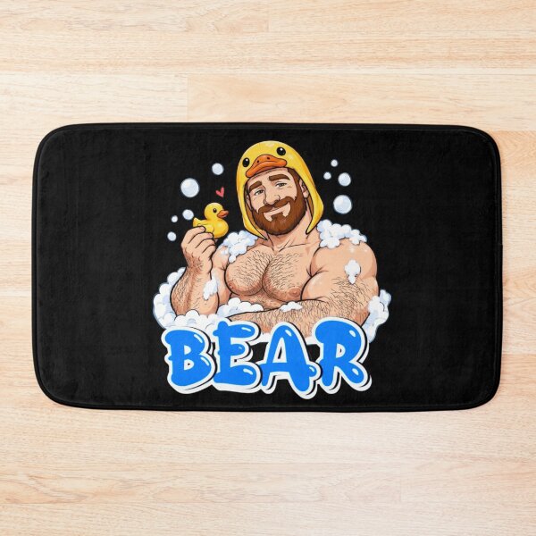 Item preview, Bear Bath Time | Gay Bear Duck Bath Funny Pride Design designed and sold by BrokenLabel.