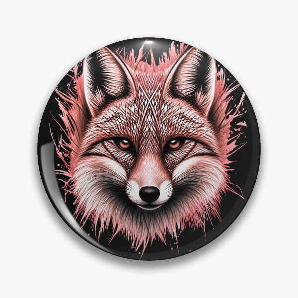 Item preview, Geometric Fox – Colorful Cartoon Dog Animal Art designed and sold by Genius Geek.