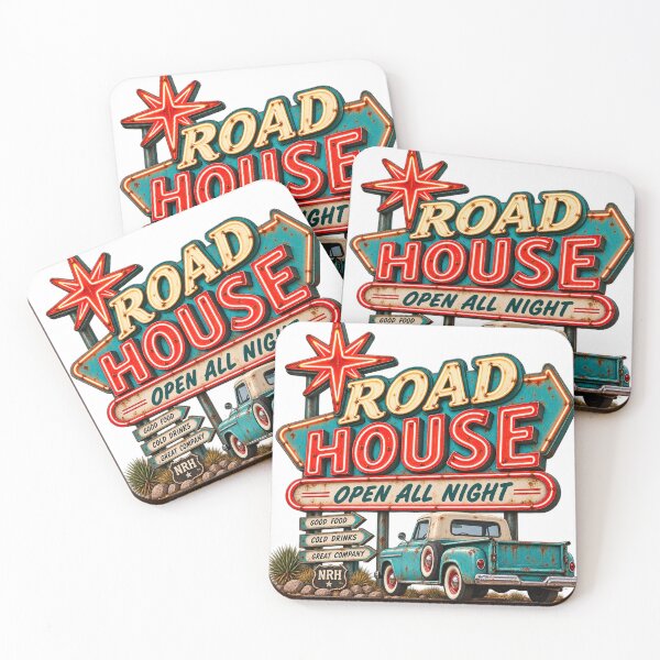 Item preview, Vintage Roadhouse Neon Sign – 1950s Americana Pickup designed and sold by Normandy Road Heritage™ - Vintage Garage Art.