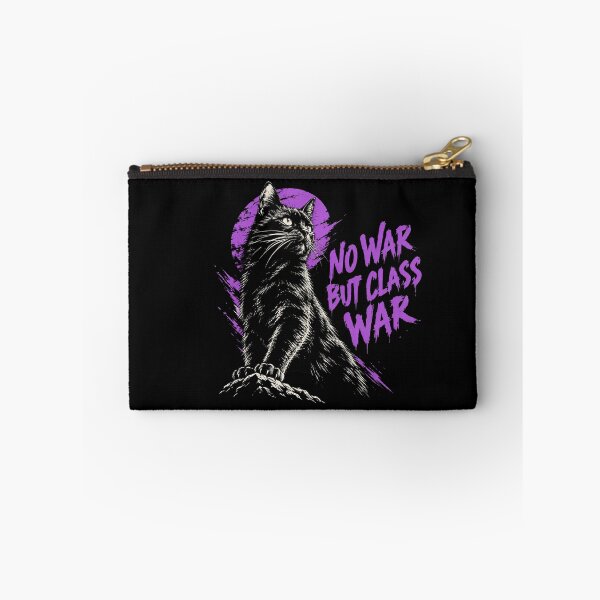 Item preview, No War But Class War Cat Retro Eat The Rich designed and sold by Bandnarelle.