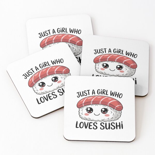 Item preview, Just a Girl Who Loves Sushi designed and sold by KD Merch.