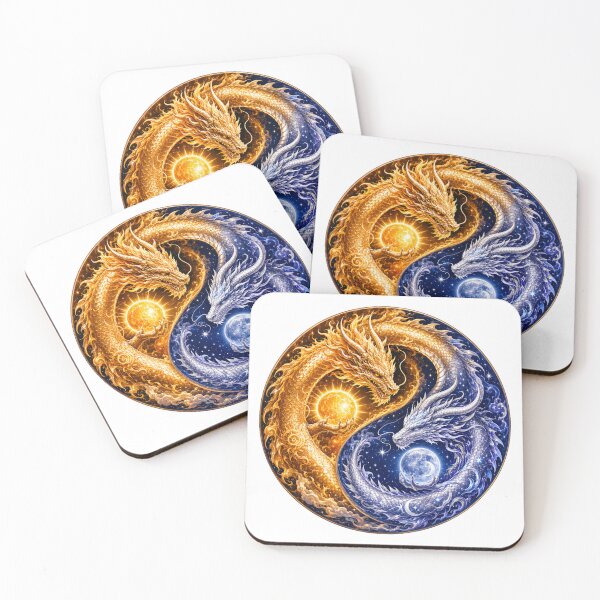 Item preview, Sun and Moon Dragon Yin Yang designed and sold by FyreHorse Designs.