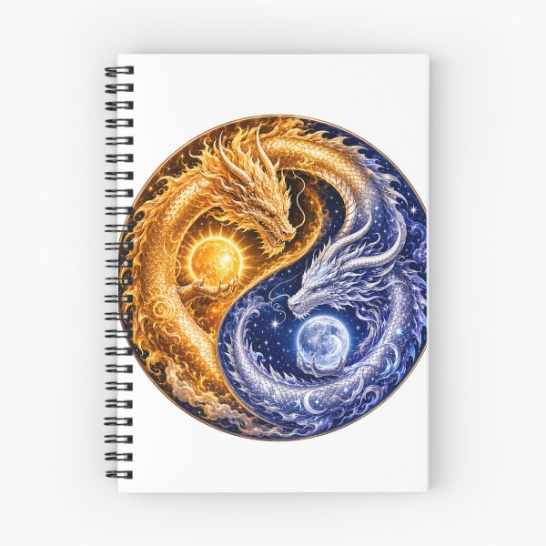 Item preview, Sun and Moon Dragon Yin Yang designed and sold by FyreHorse Designs.