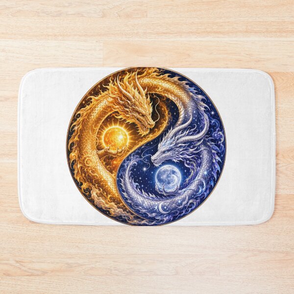 Item preview, Sun and Moon Dragon Yin Yang designed and sold by FyreHorse Designs.