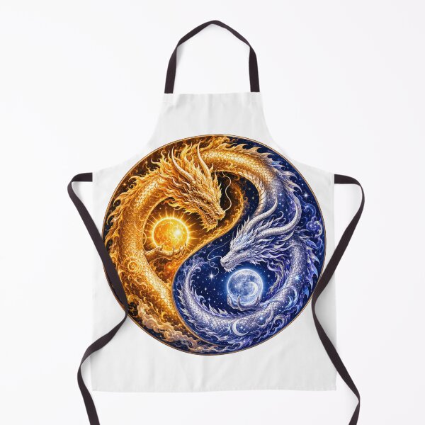 Item preview, Sun and Moon Dragon Yin Yang designed and sold by FyreHorse Designs.