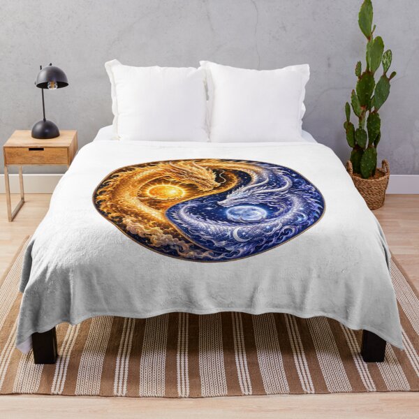 Item preview, Sun and Moon Dragon Yin Yang designed and sold by FyreHorse Designs.