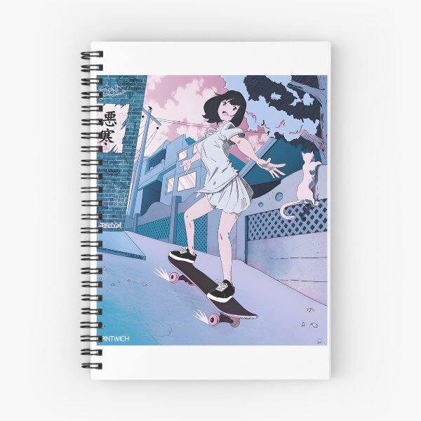 Item preview, Chill Lofi Skateboarding Vibes Digital Art PNG Design designed and sold by Thakor Jitendra.