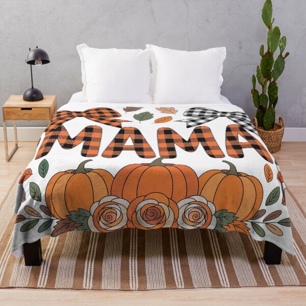 Item preview, Pumpkin Mama Fall Thanksgiving Pumpkin Floral Design designed and sold by Working Pajama.
