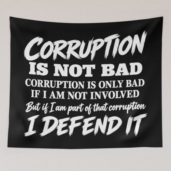 Item preview, Corruption Meme designed and sold by MOFAPPAREL.
