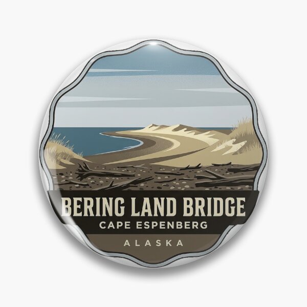 Item preview, Cape Espenberg Bering Land Bridge Alaska Coast Sticker designed and sold by DetourDgn.