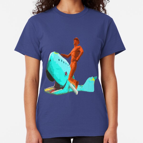 The Tulsa Driller Rides the Blue Whale Classic T-Shirt