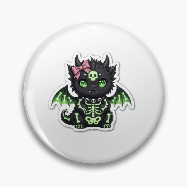 Item preview, Halloween kawaii goth dragon  designed and sold by Goth Pets .