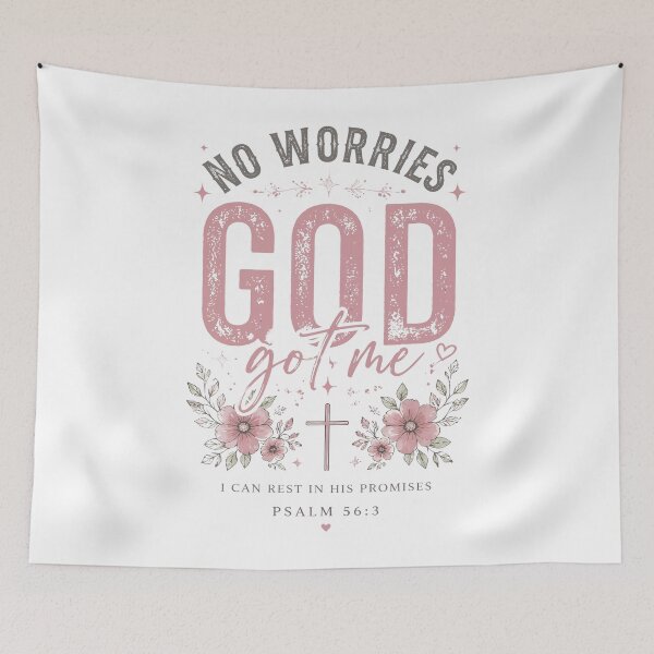Item preview, Psalm 563 Christian No Worries God Got Me  designed and sold by llamaamanart.