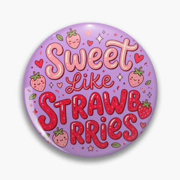 Item preview, Sweet Like Strawberries Cute Kawaii Strawberry T-Shirt designed and sold by RajDeals.