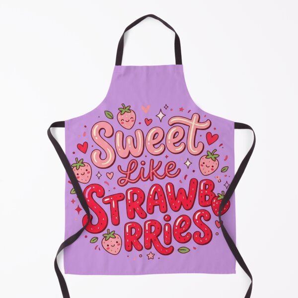 Item preview, Sweet Like Strawberries Cute Kawaii Strawberry T-Shirt designed and sold by RajDeals.