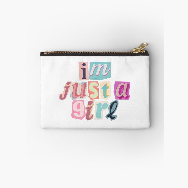 Item preview, I'm Just A Girl Ransom Note Y2K Aesthetic designed and sold by Worldofrat.