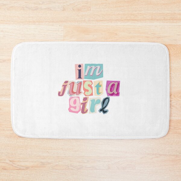 Item preview, I'm Just A Girl Ransom Note Y2K Aesthetic designed and sold by Worldofrat.