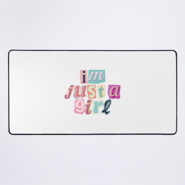 Item preview, I'm Just A Girl Ransom Note Y2K Aesthetic designed and sold by Worldofrat.