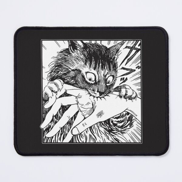 Item preview, Funny Cat Bite Illustration - Cute Cat Paw and Teeth Design designed and sold by Yobconcept.