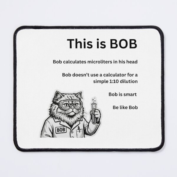 Item preview, Be like Bob Science Sticker - Funny Biotech Chem Gift designed and sold by the-lab-artist.