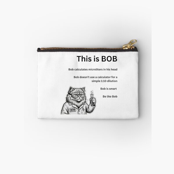 Item preview, Be like Bob Science Sticker - Funny Biotech Chem Gift designed and sold by the-lab-artist.
