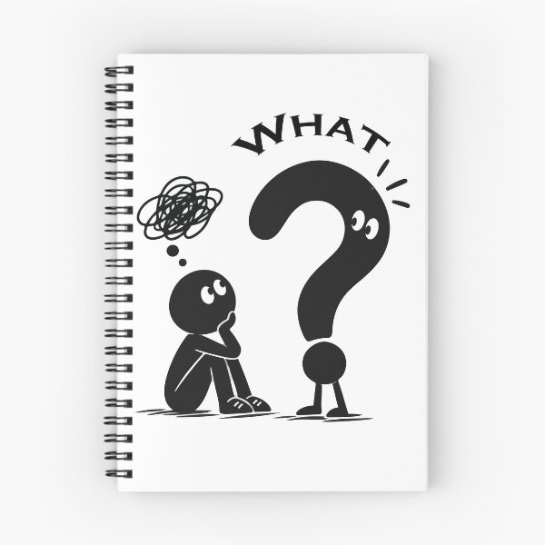Item preview, What? Overthinking Funny Question Mark T-Shirt designed and sold by BongLines.