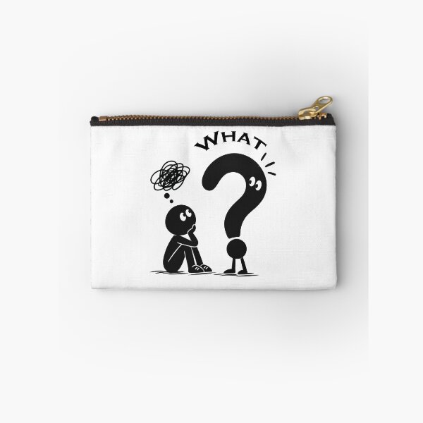 Item preview, What? Overthinking Funny Question Mark T-Shirt designed and sold by BongLines.