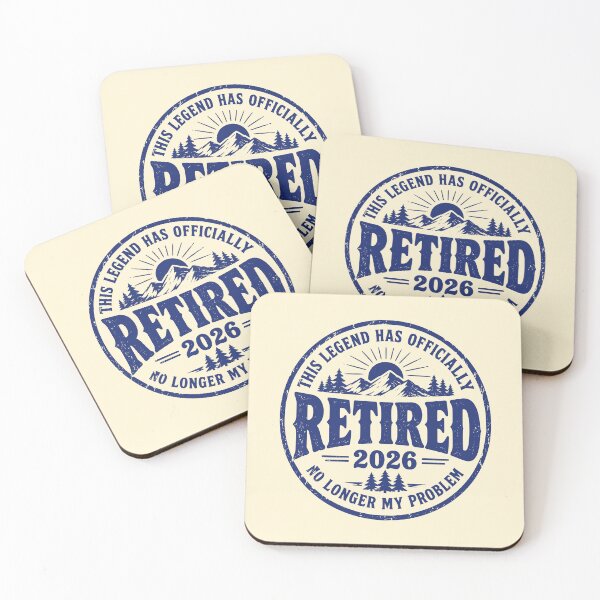 Item preview, Officially Retired 2026 Funny Retirement Badge Art designed and sold by 89shirts.