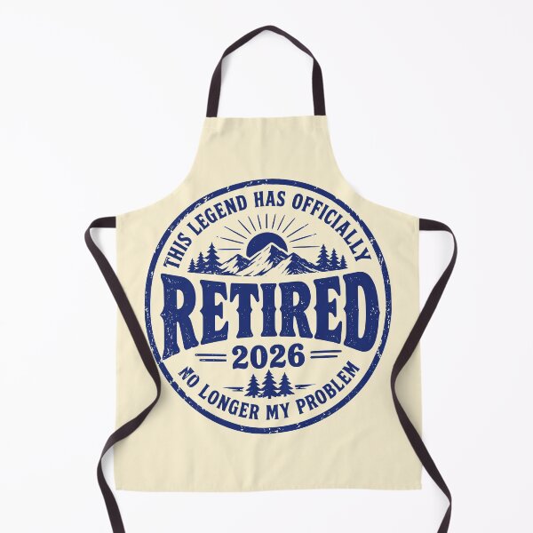 Item preview, Officially Retired 2026 Funny Retirement Badge Art designed and sold by 89shirts.