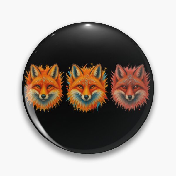 Item preview, Geometric Fox – Colorful Cartoon Dog Animal Art designed and sold by Genius Geek.