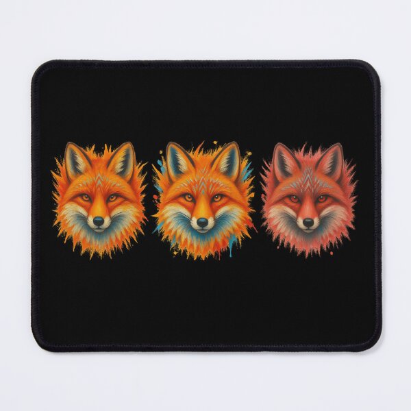 Item preview, Geometric Fox – Colorful Cartoon Dog Animal Art designed and sold by Genius Geek.