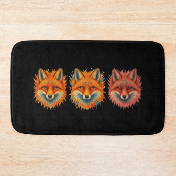 Item preview, Geometric Fox – Colorful Cartoon Dog Animal Art designed and sold by Genius Geek.