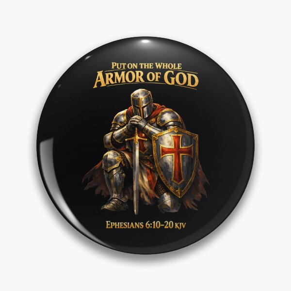 Item preview, Armor Of God Knight Ephesians 610-20 Kjv Christian Faith designed and sold by billiemerson.