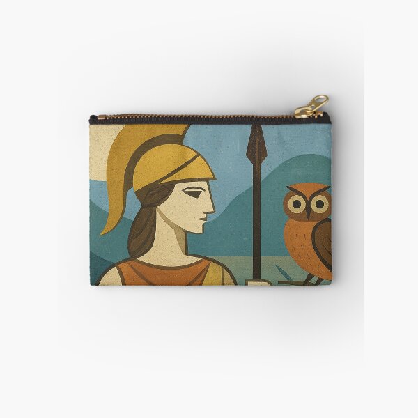 Item preview, Athena illustration – Divine Warrior Goddess of Greek Mythology designed and sold by GalleryKauffeld.