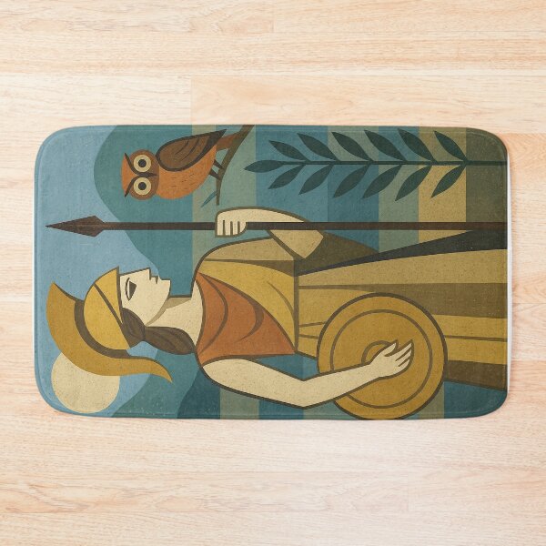 Item preview, Athena illustration – Divine Warrior Goddess of Greek Mythology designed and sold by GalleryKauffeld.