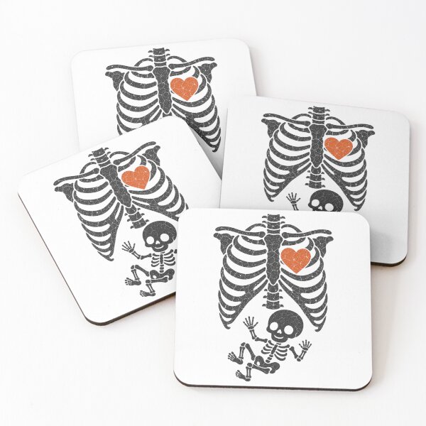 Item preview, Halloween Baby Loading | Cute Expecting Mother Skeleton Bones designed and sold by shirt-hard-top1.