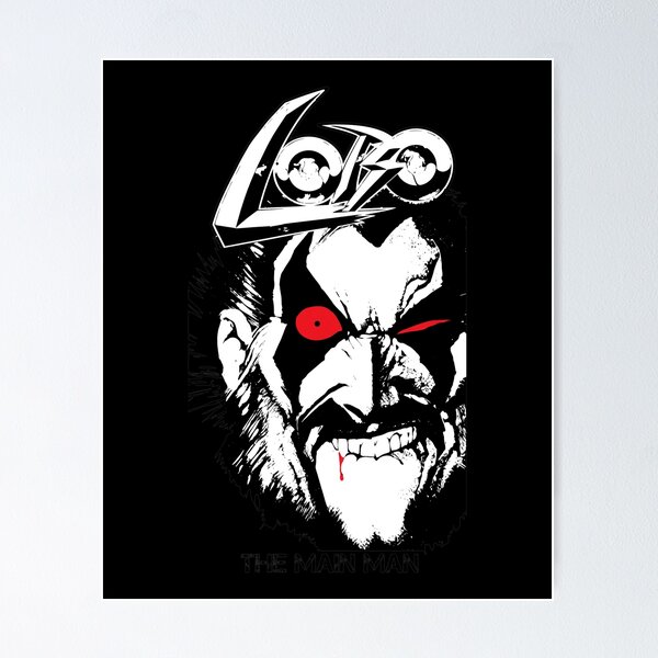 Item preview, Lobo The Main Man Aggressive Stylized Portrait designed and sold by CarlottaKubzfsg.