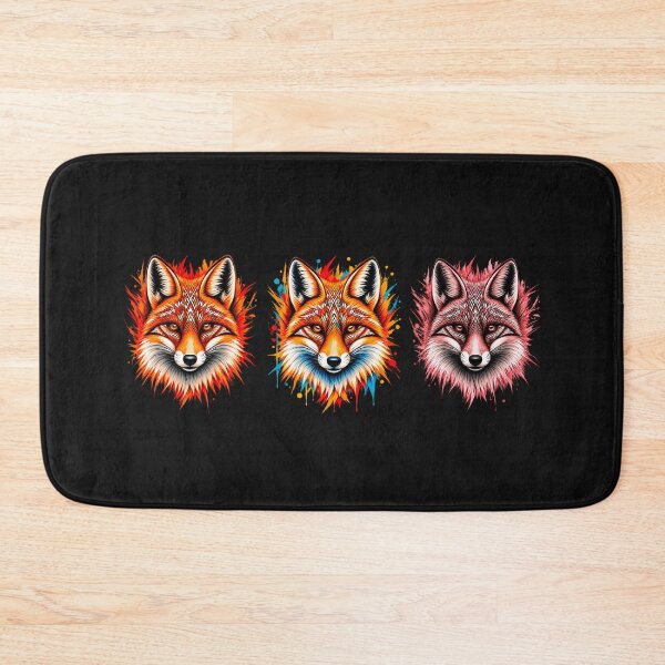 Item preview, Geometric Fox – Colorful Cartoon Dog Animal Art designed and sold by Genius Geek.