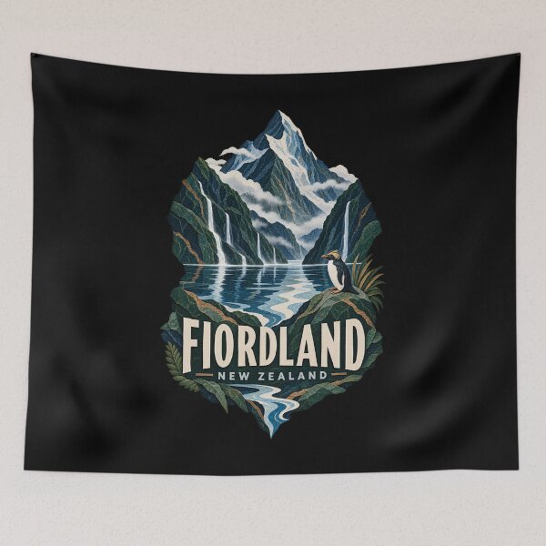 Item preview, Fiordland - New Zealand designed and sold by StudioRedKoala.