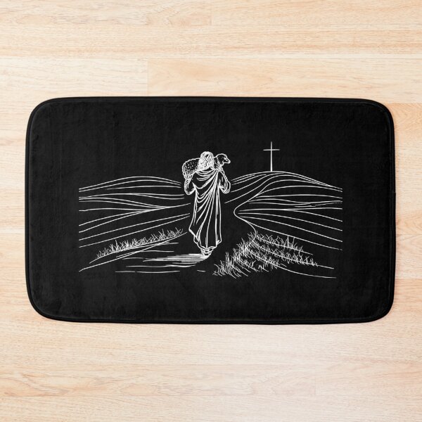 Item preview, Jesus Holding Sheep Shirt,Good Shepherd Christian designed and sold by llamaamanart.
