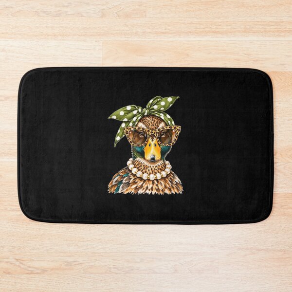 Item preview, Glam Mallard Duck Wearing Polka Dots Bandana, Hunting Season designed and sold by RuperDelois.