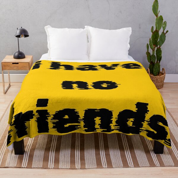 Item preview, I Have No Friends 6 Yellow Mood Lonely Vibe designed and sold by Doctor Schtrudel.