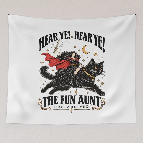 Item preview, Hear Ye Hear Ye The Fun Aunt Has Arrived designed and sold by a-turner-paint.