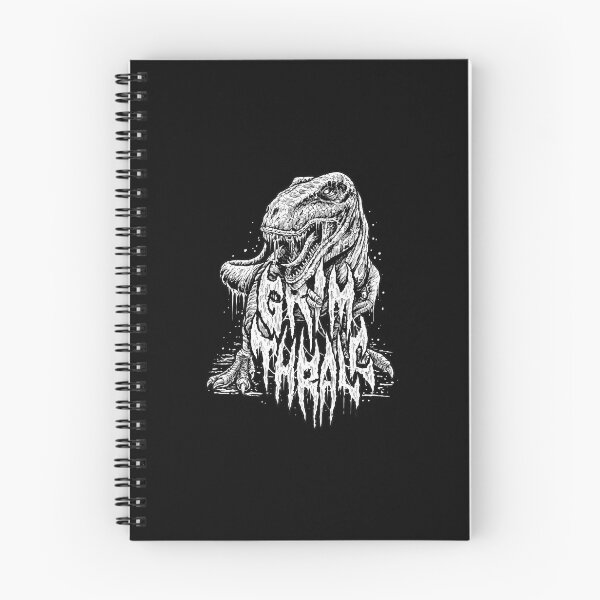 Item preview, Grim Thrall Dinosaur Metal Art Print designed and sold by CarlottaKubzfsg.