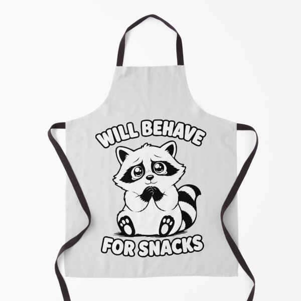 Item preview, Will Behave For Snacks Raccoon. Funny Cute Crying Sad Eyes designed and sold by MalisoStickers.