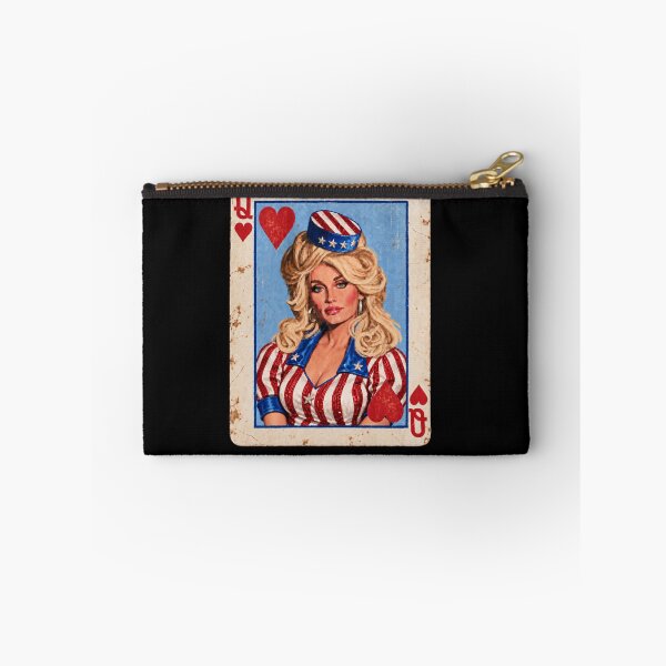 Item preview, Dolly Parton Queen Of Hearts Vintage Patriotic Playing Card designed and sold by SonnyGilmore.