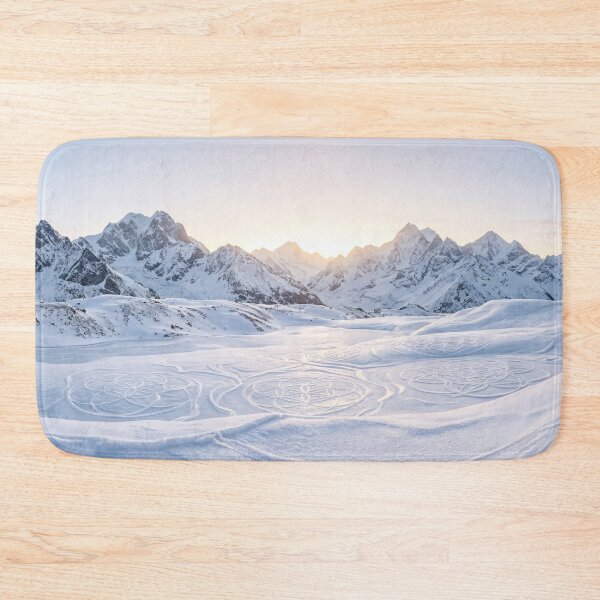 Item preview, Snowy Mountain Frozen Lake Flower of Life | Monkeybusiness designed and sold by monkeybusiness.pt.