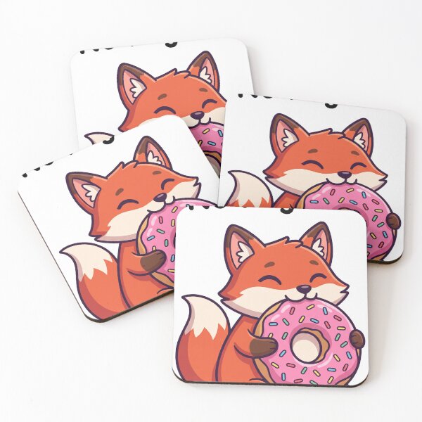 Item preview, No Regrets Cute Fox Donut Lover designed and sold by NzrProcreate.