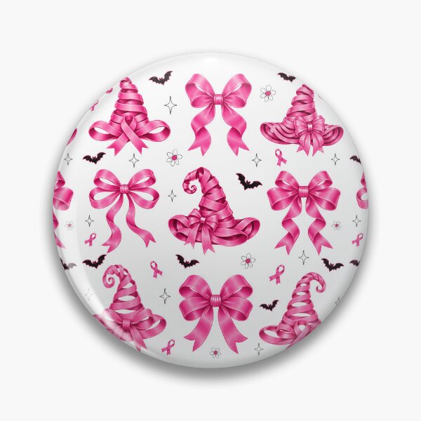 Item preview, Pink Witch Hat Breast Cancer Awareness Halloween designed and sold by varin-studio.